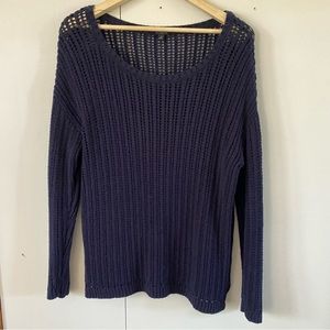Blue Knit Sweater